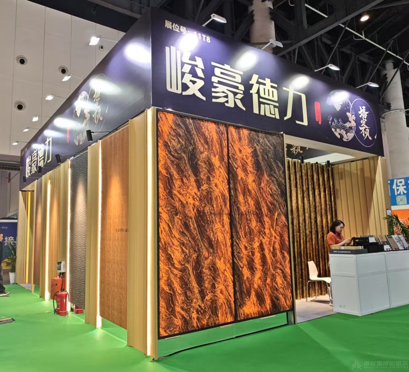 成都建博会|卓欣源圆满交付42家企业展台，每一个品牌都是焦点(11)